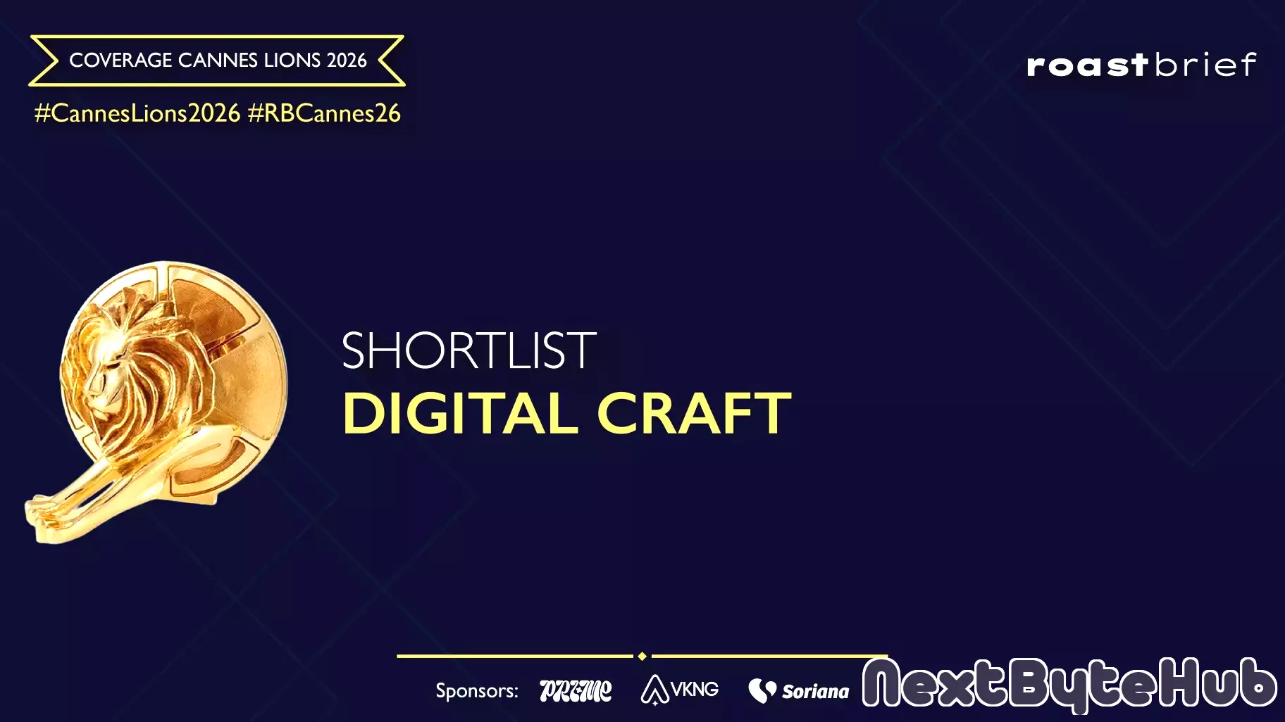 Cannes Lions 2026 unveils the Digital Craft Lions shortlist, featuring 39 finalists that show how technology, design, data, artificial intelligence and user experience are reshaping digital creativity