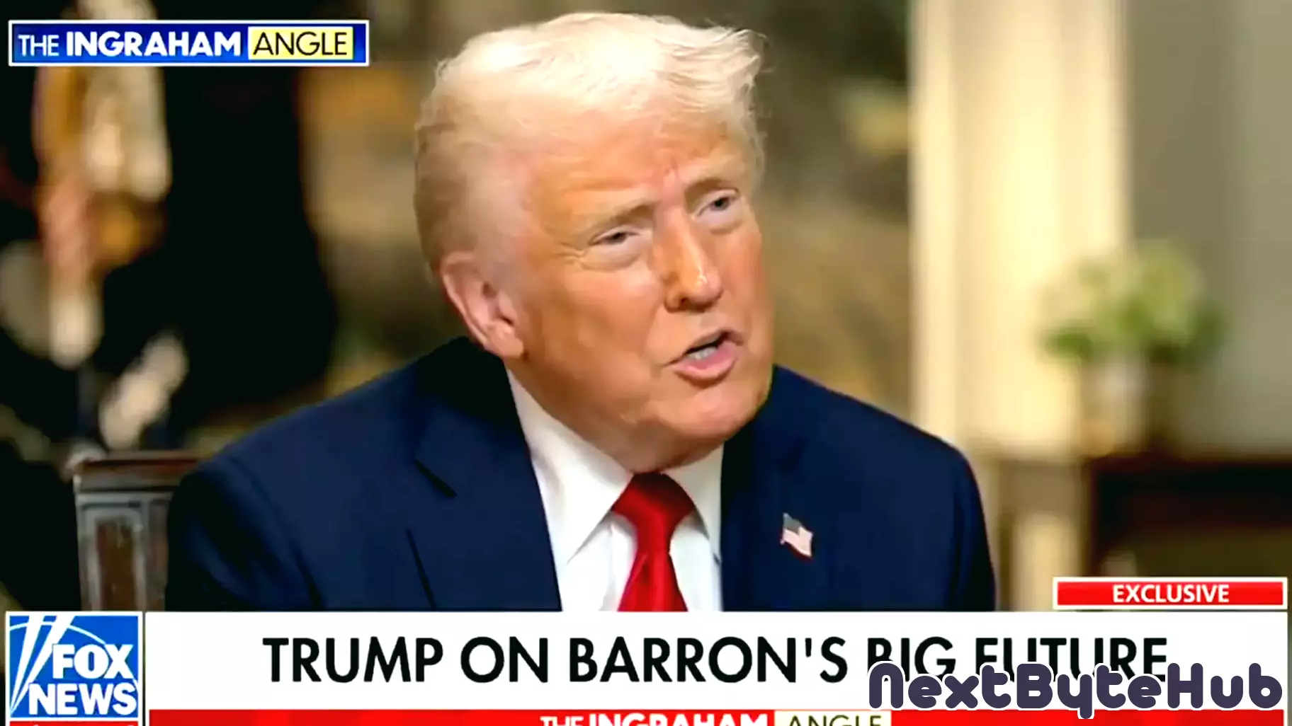President Trump Celebrates Barron's Impressive Tech Skills
