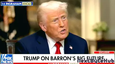 President Trump Celebrates Barron's Impressive Tech Skills